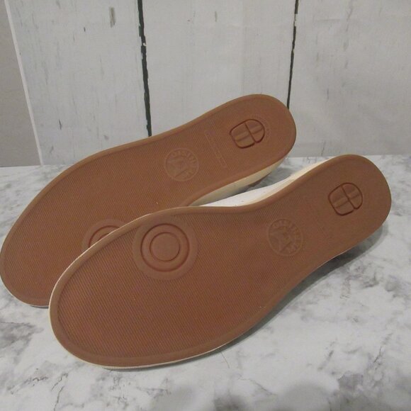 Mephisto Nikita Sneakers 10 White Tan Leather Suede Zip Comfort - Picture 10 of 10